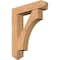 Ekena Millwork Westlake Arts and Crafts Smooth Bracket w/ Offset Brace, Western Red Cedar, 7 1/2"W x 32"D x 40"H BKT0806X32X40WTL03SWR - alternate 1